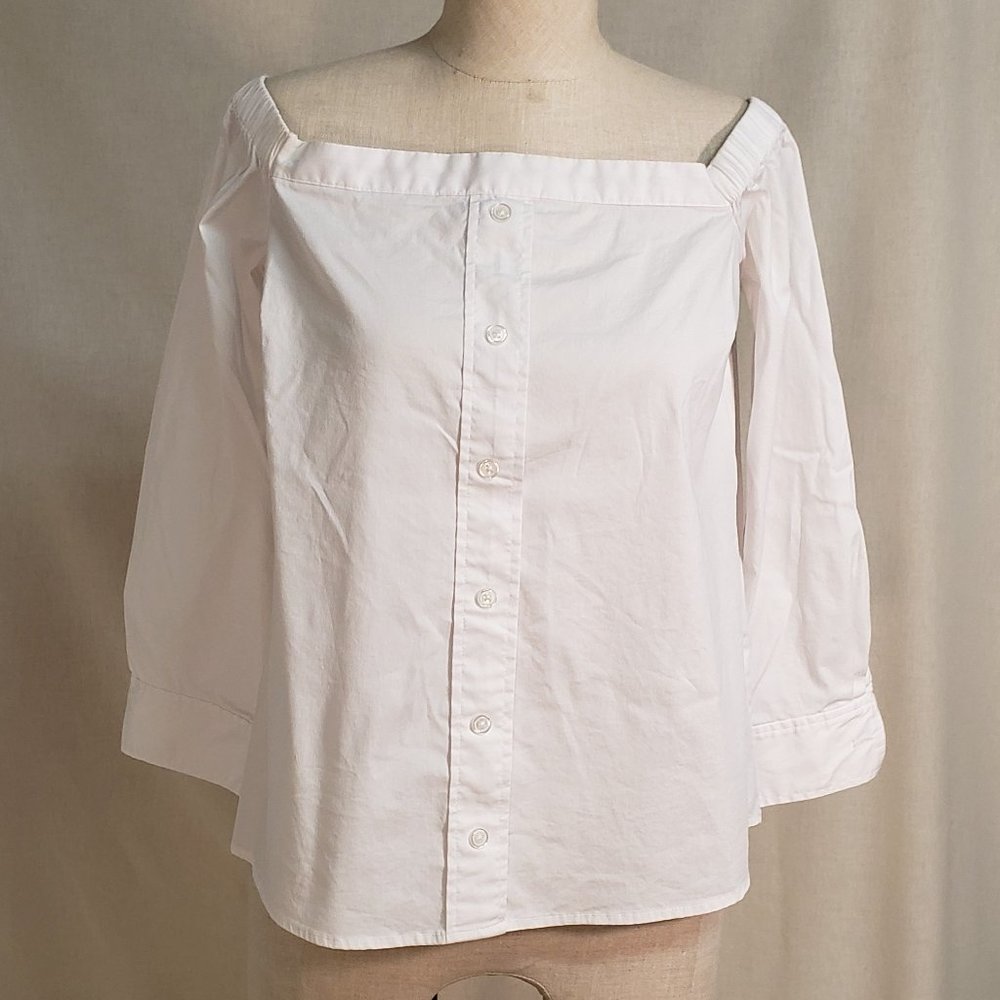 Halston Off the Shoulder Blouse